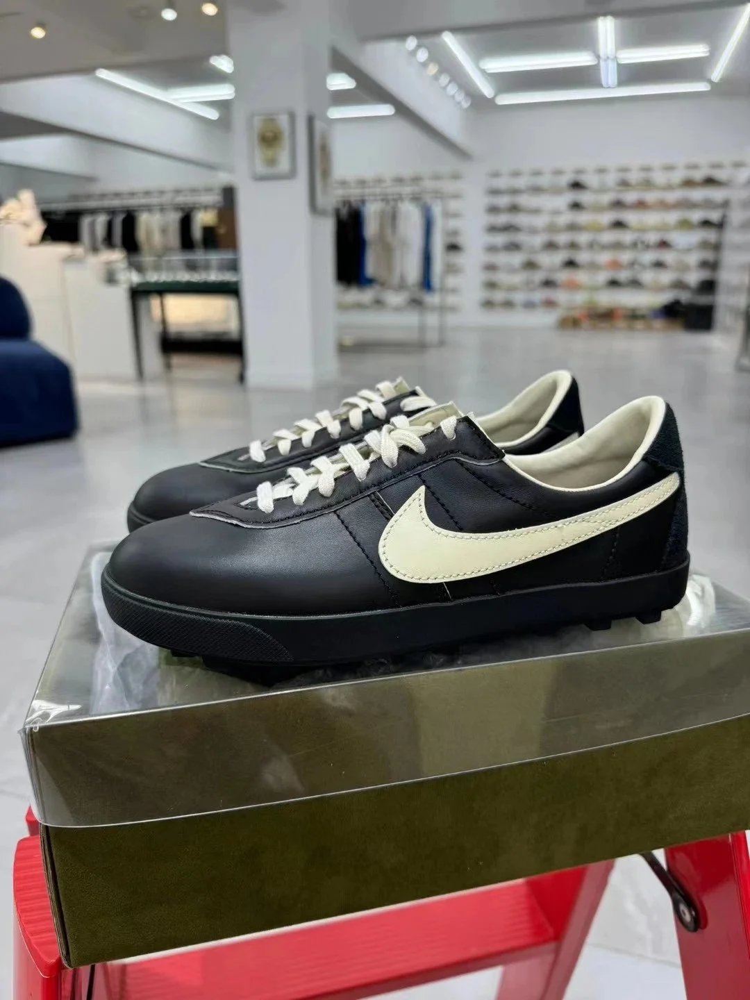 Nike Cortez Black Cream Classic Running Shoes