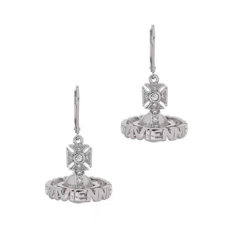 Vivienne Westwood Orb Gold Tone Crystal Embellished Jewelry Set