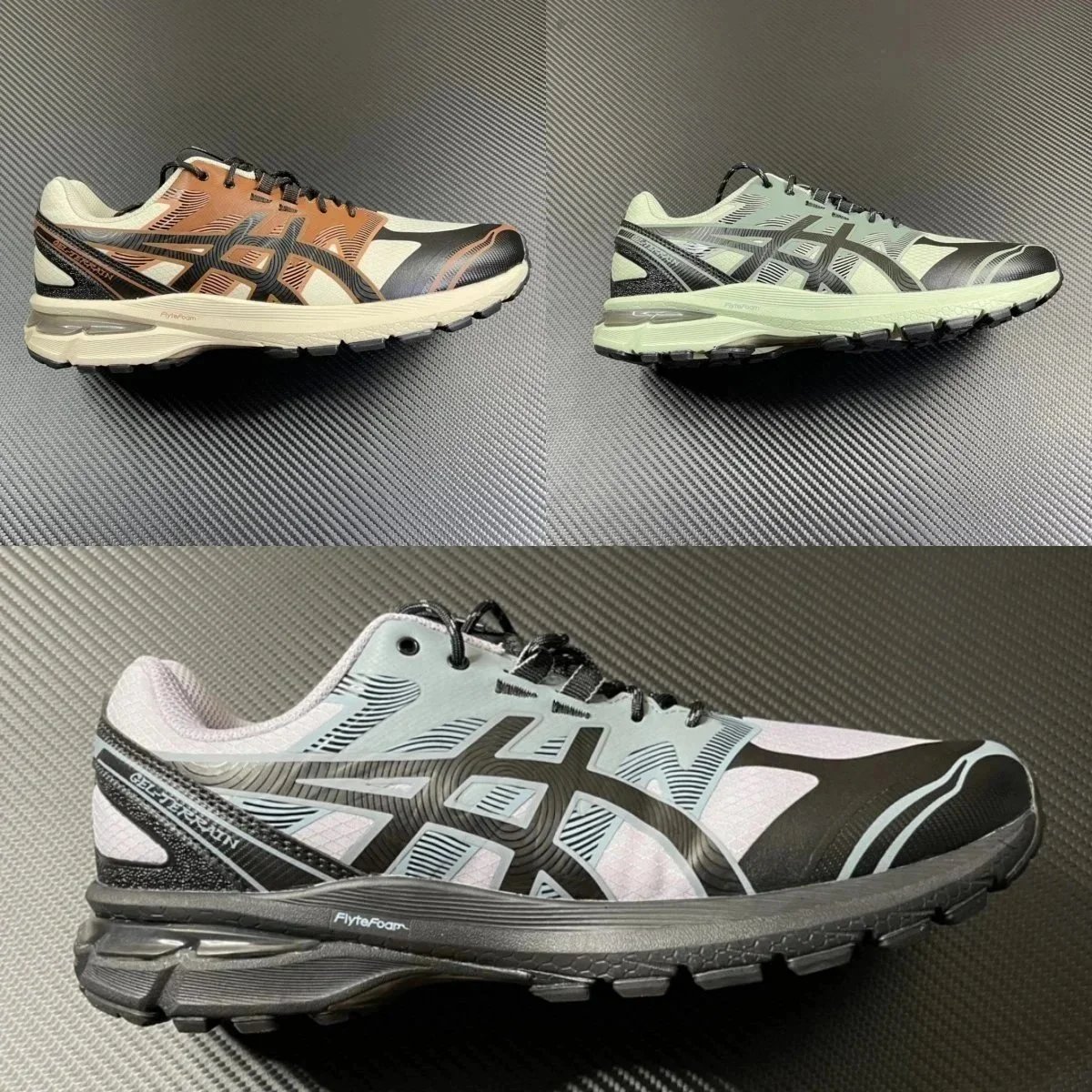 Asics Gel-Terrain Brown Black White Casual Running Shoes