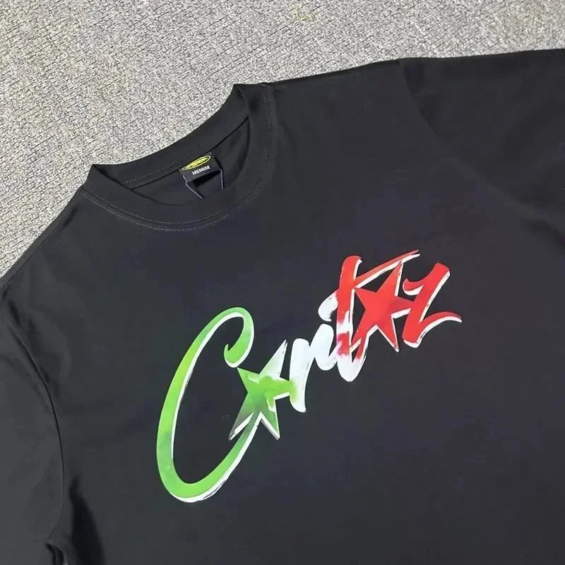 Cantaz Black Graphic Streetwear T-Shirt