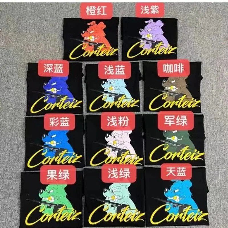 Corteiz Graphic Print T-Shirt Assorted Colors Streetwear