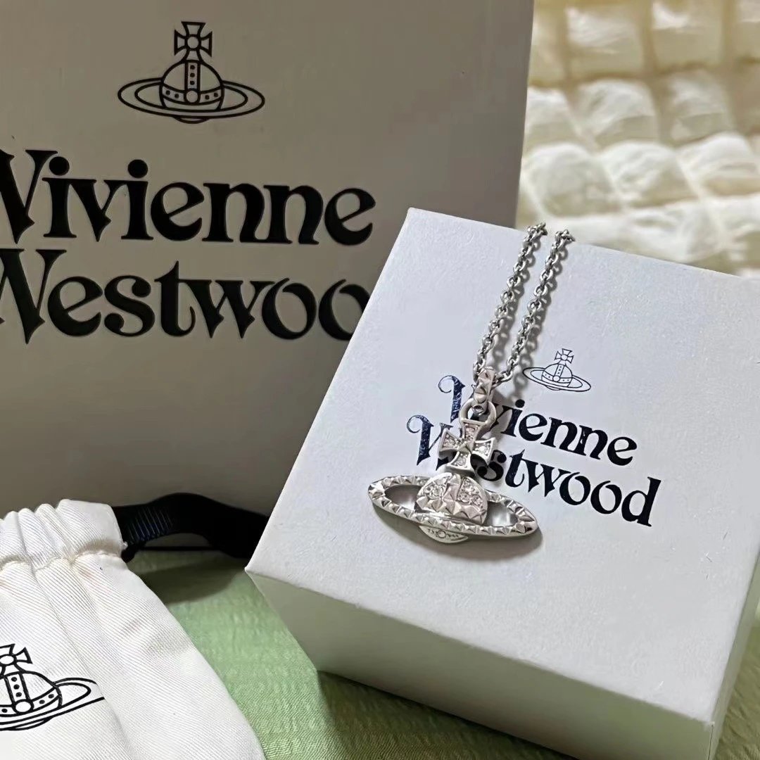 Vivienne Westwood Silver Orb Pendant Necklace