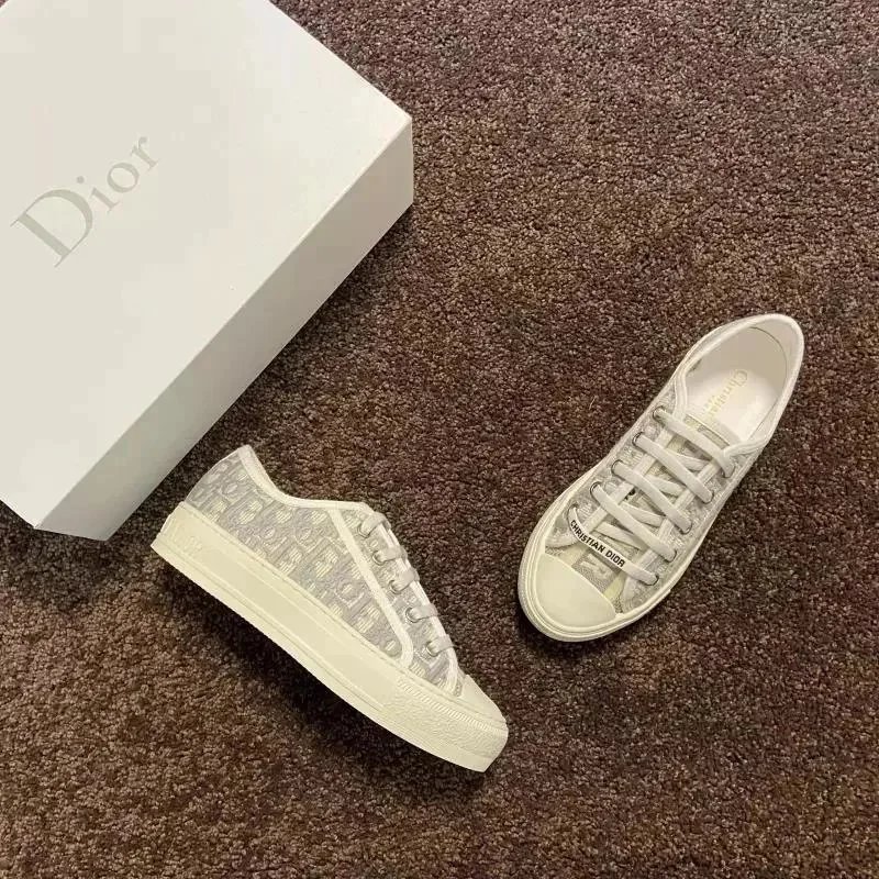 Dior Sneakers Walk'n'Dior low-top platform — gray