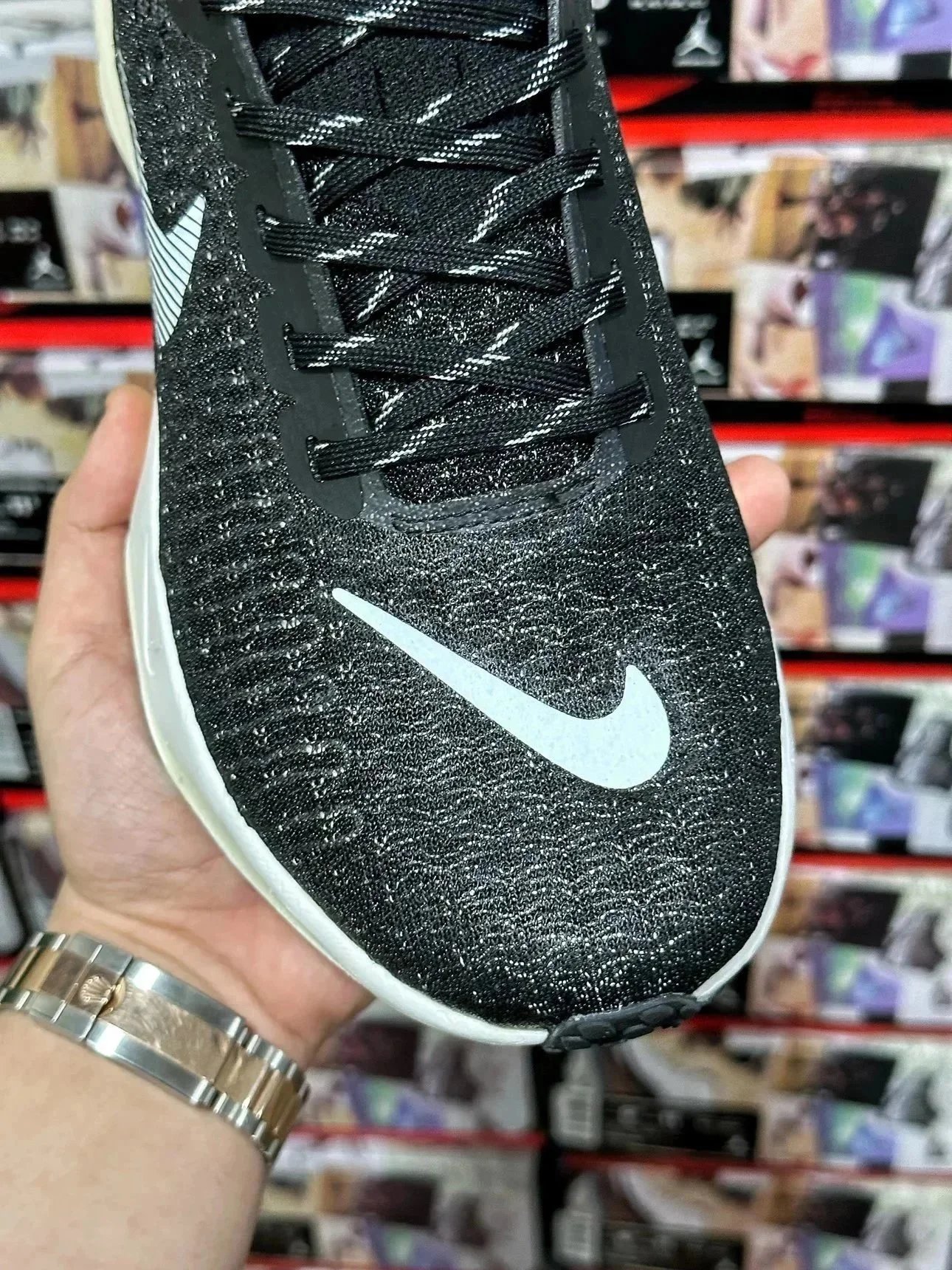Nike ZoomX Black White Running Shoes