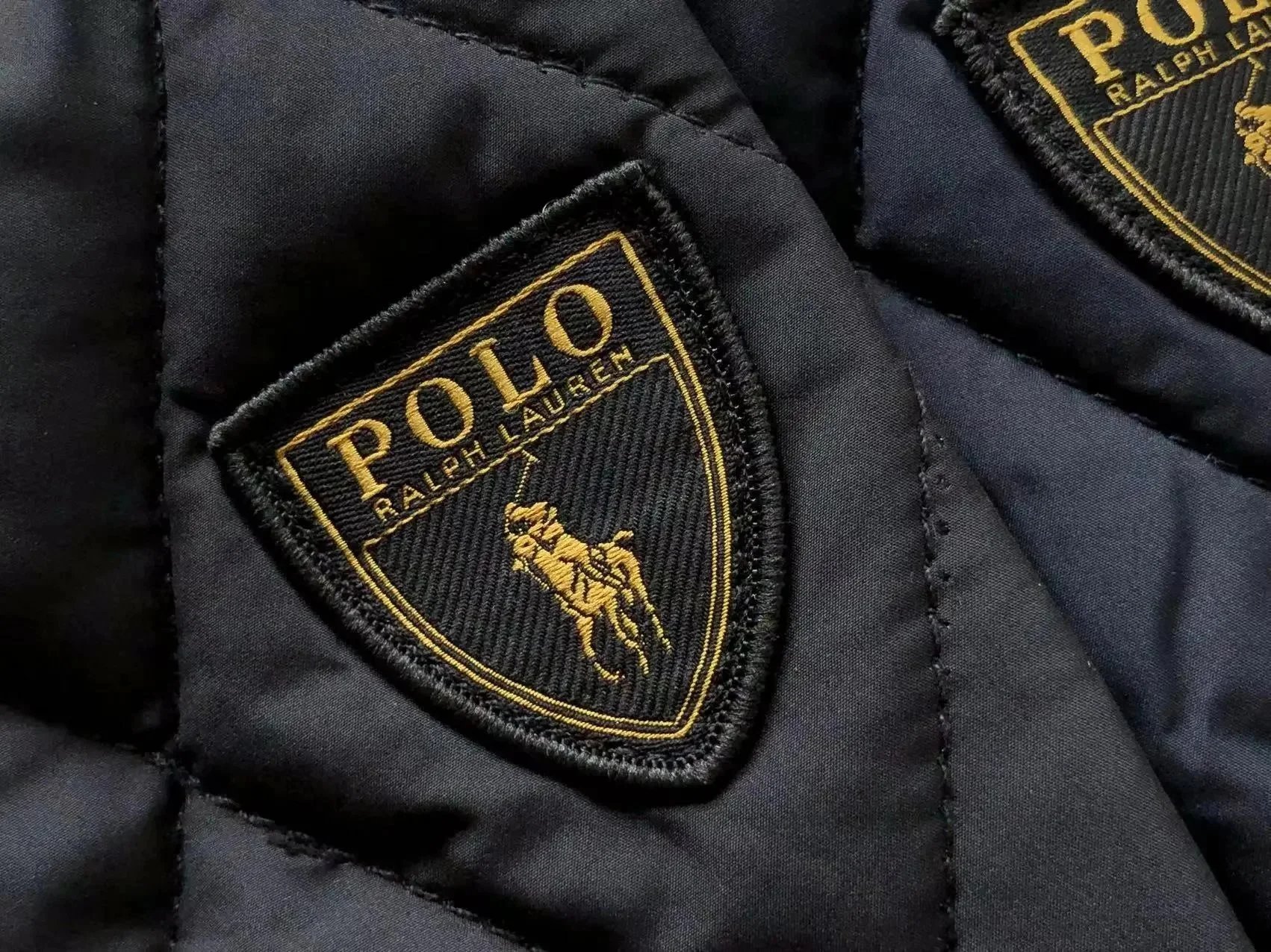 Polo Ralph Lauren Black Quilted Hooded Jacket