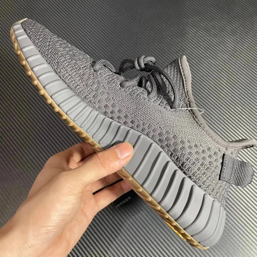 Adidas Yeezy 350 Grey White Black Beige Knit Sneakers