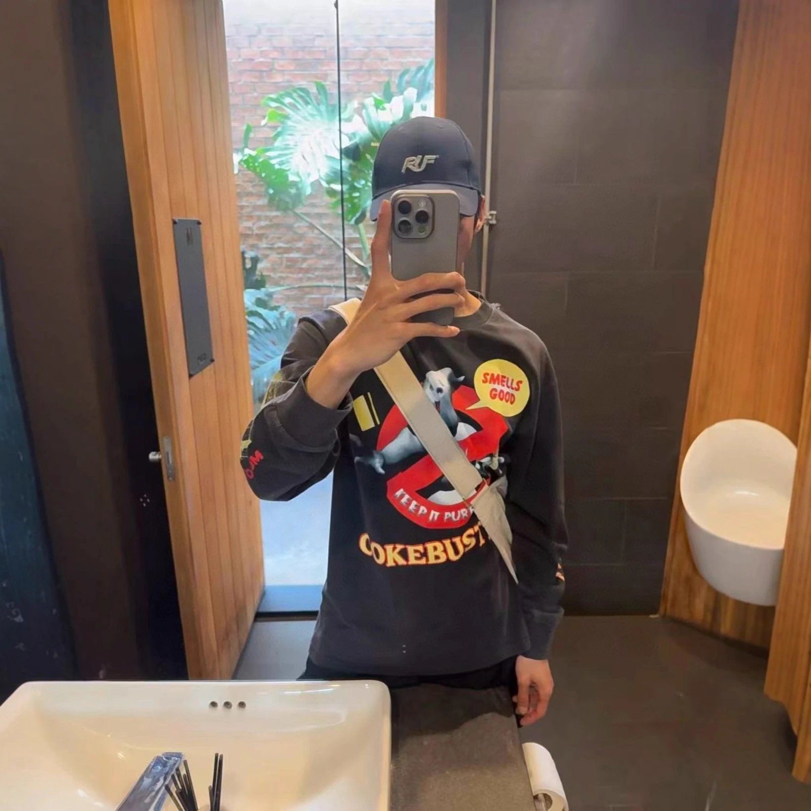 Ghostbusters Graphic Black Streetwear Long Sleeve Tee