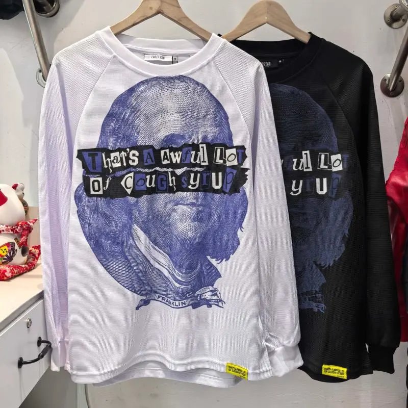 Trapstar Franklin Black Graphic Print Long Sleeve Sweatshirt