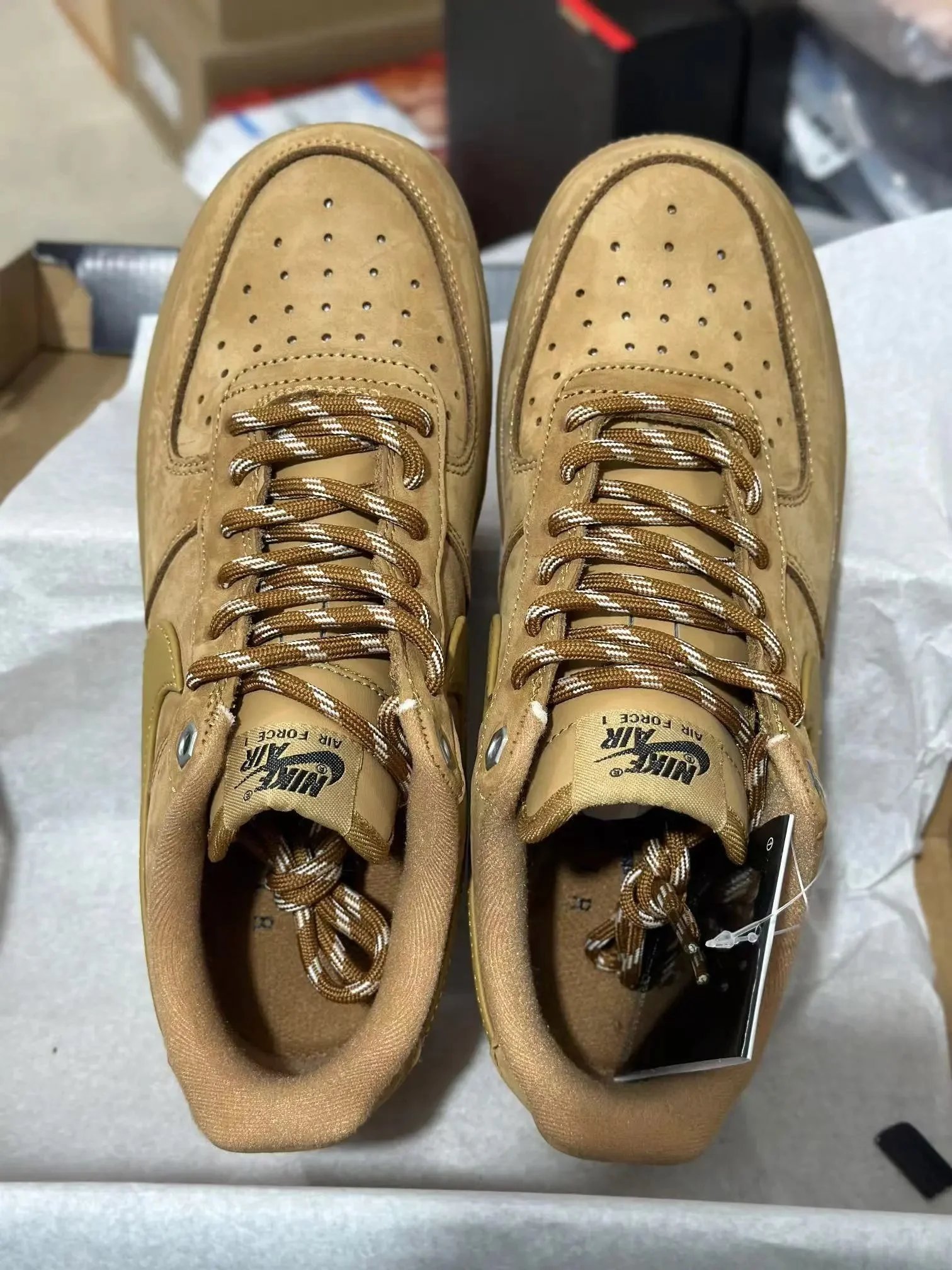 Nike Air Force 1 Wheat Casual Sneakers