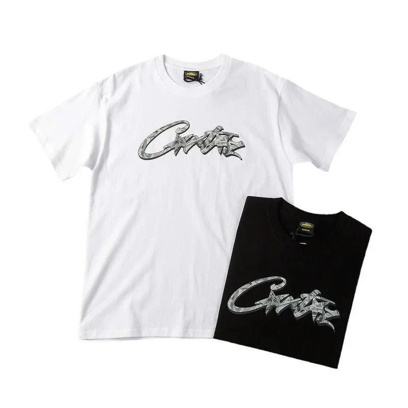 Cactus White Black Graphic Print Streetwear T-Shirt