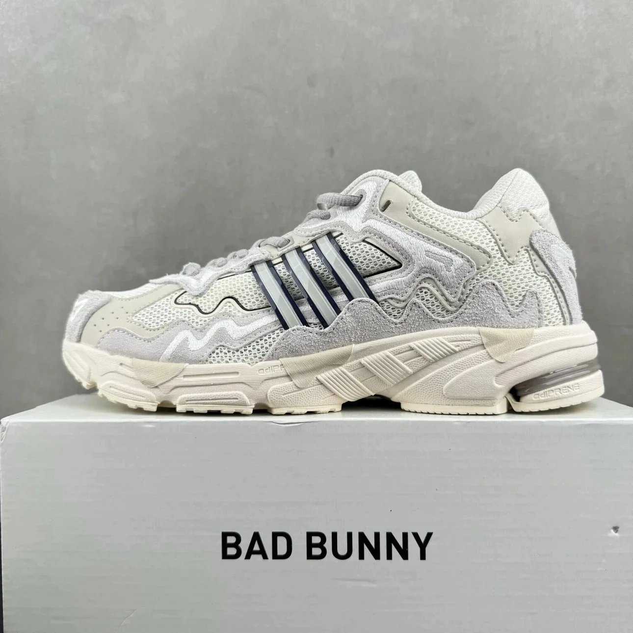 Adidas Ozweego Light Grey Wave Mesh Sneakers