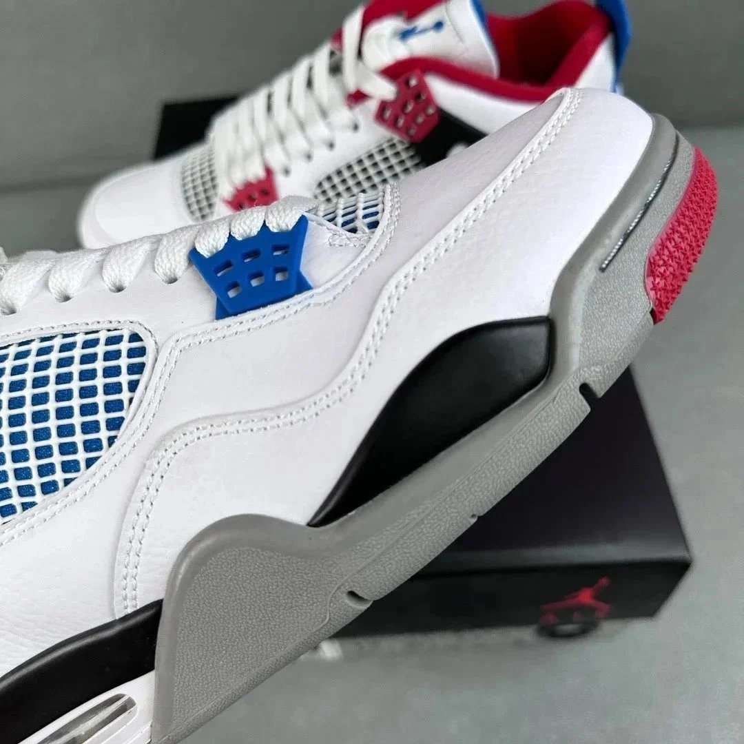 Air Jordan 4 Black Red Cement Grey White Blue Green Purple Yellow Olive
