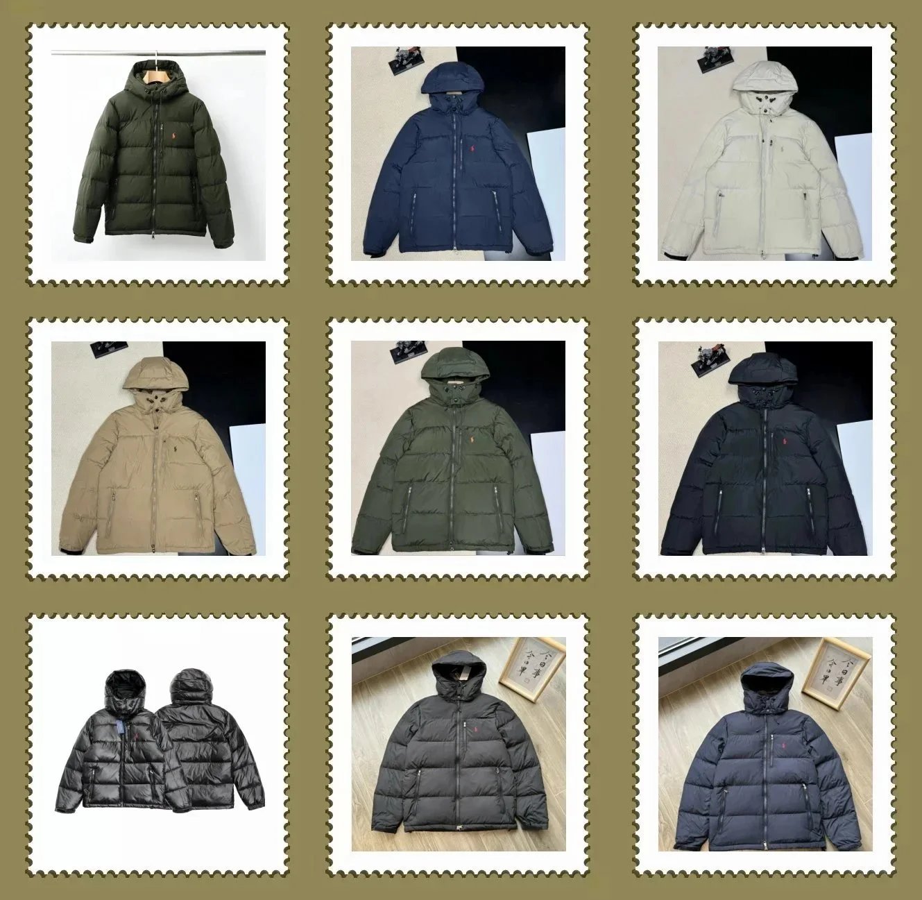 Polo Ralph Lauren Puffer Jacket Black Hooded Down Coat