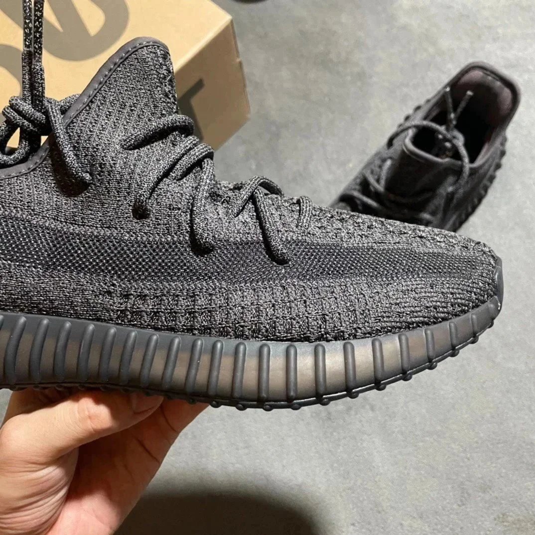 Adidas Yeezy Boost 350 White Reflective Knit Sneakers