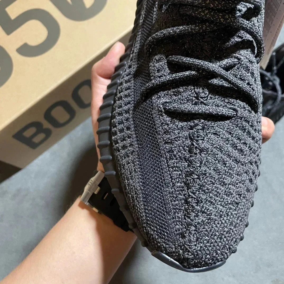 Adidas Yeezy Boost 350 White Reflective Knit Sneakers