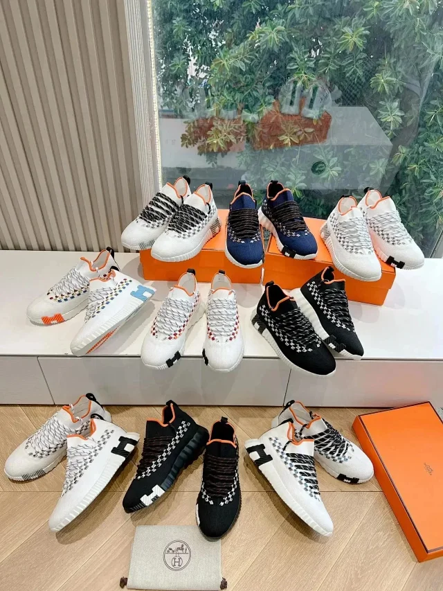 Hermès Sneakers Bouncing knit high-top product detail image 1