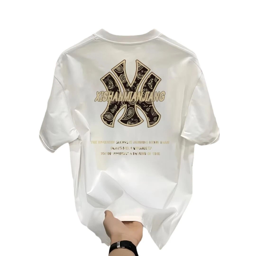 White Oversized Graphic Print T-Shirt