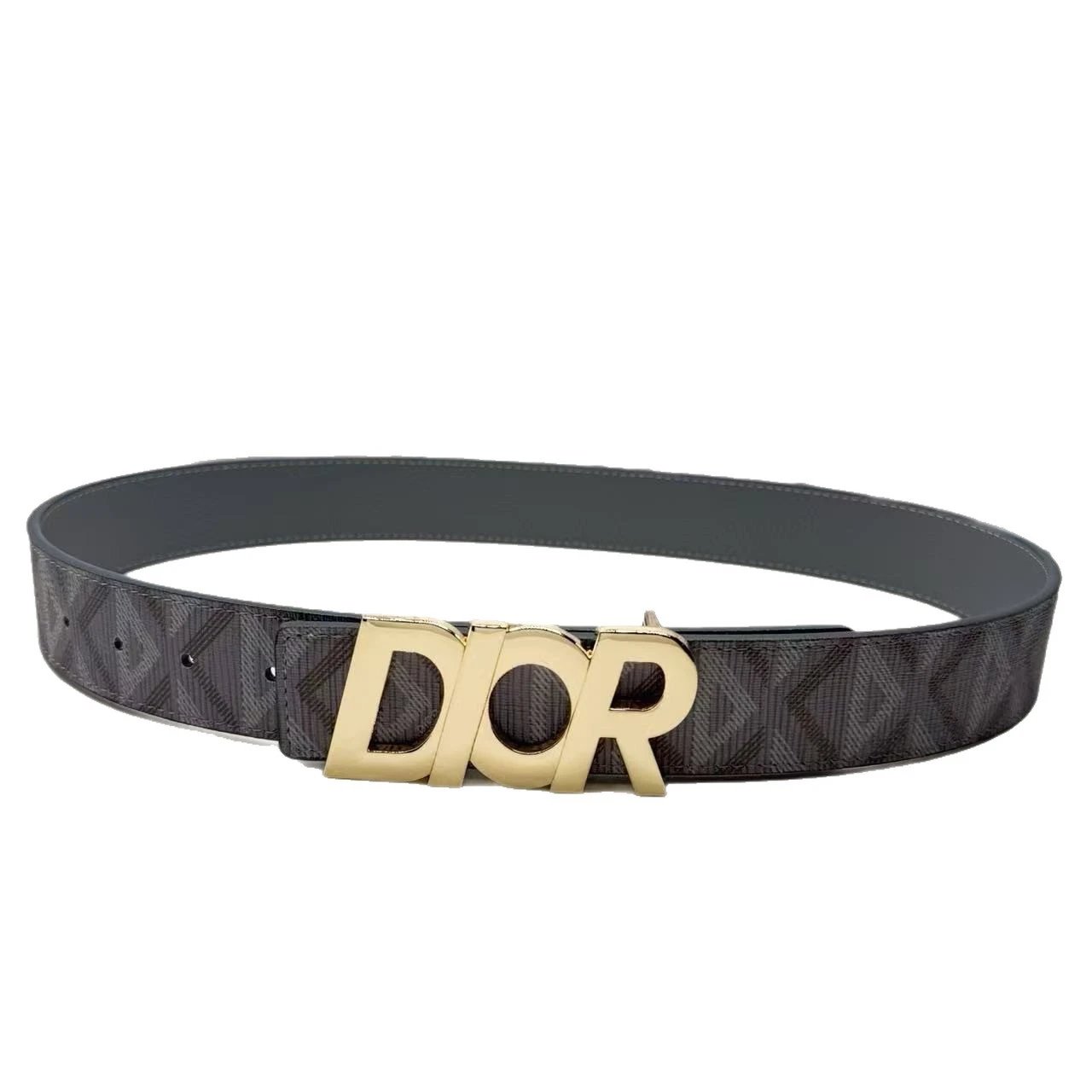 Dior Belts Oblique-pattern belt with logo buckle image 4