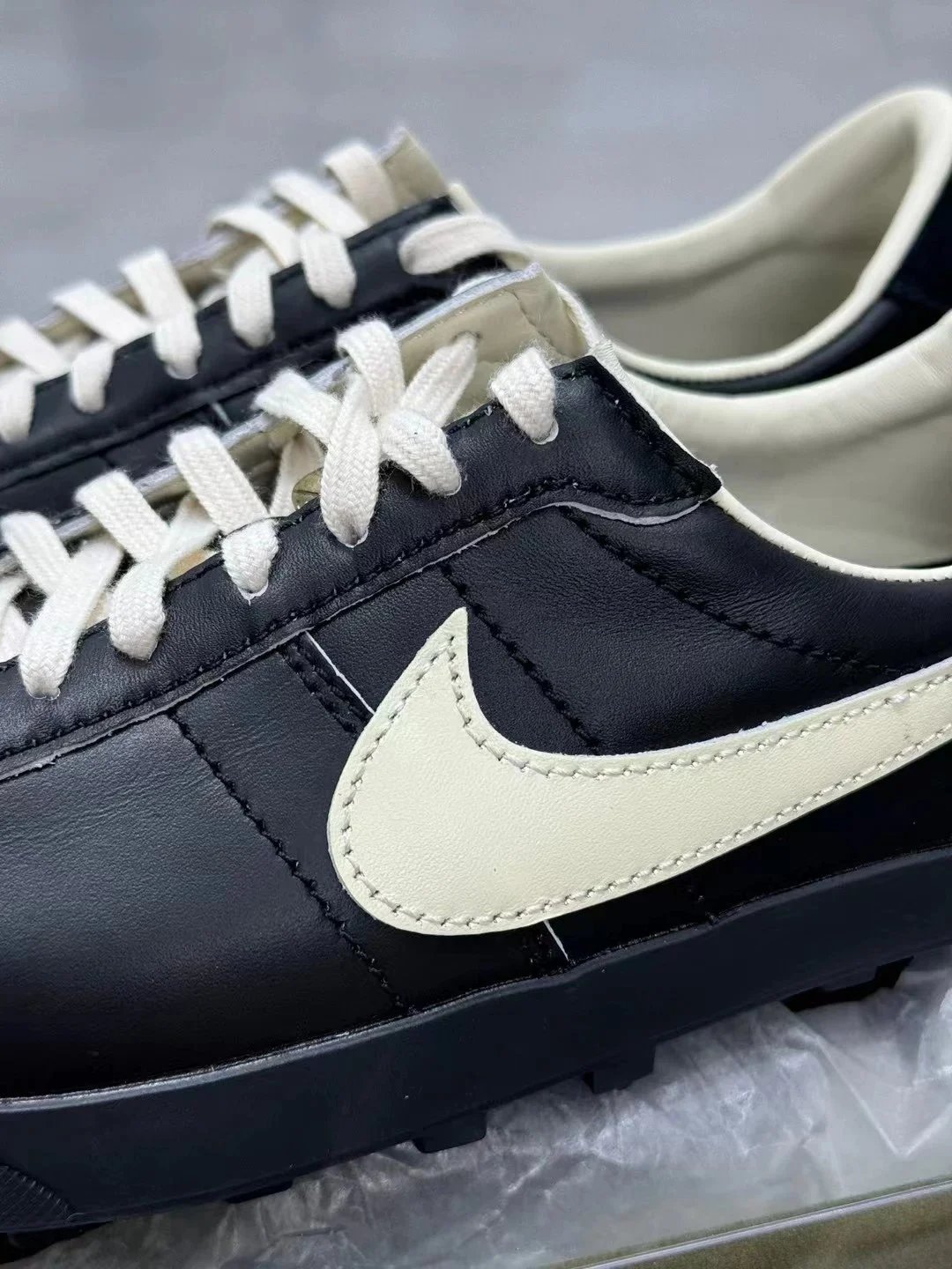 Nike Cortez Black Cream Classic Running Shoes