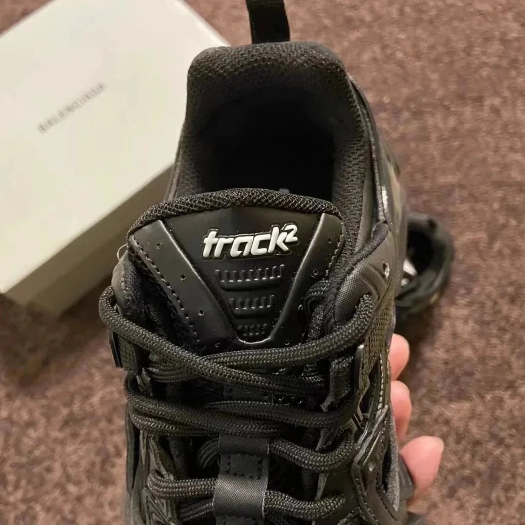 Balenciaga Track 2 Black Chunky Sneakers
