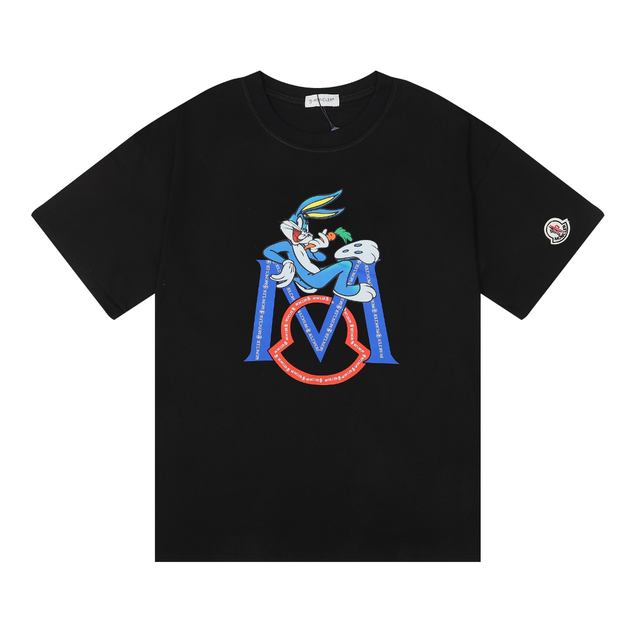 Moncler Logo Black Graphic T-Shirt