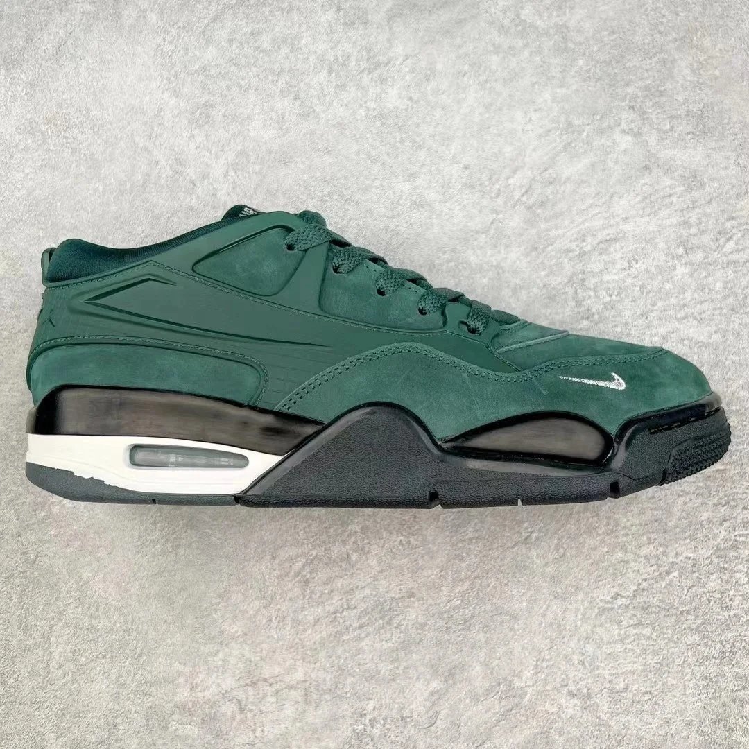 Nike Air Flight 89 Green Suede Retro Basketball Sneakers