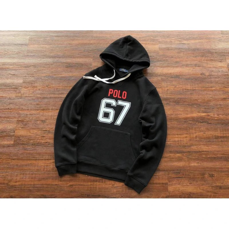Ralph Lauren Hoodies & Sweatshirts Polo Bear Graphic Pullover Hoodie — L041 BLACK