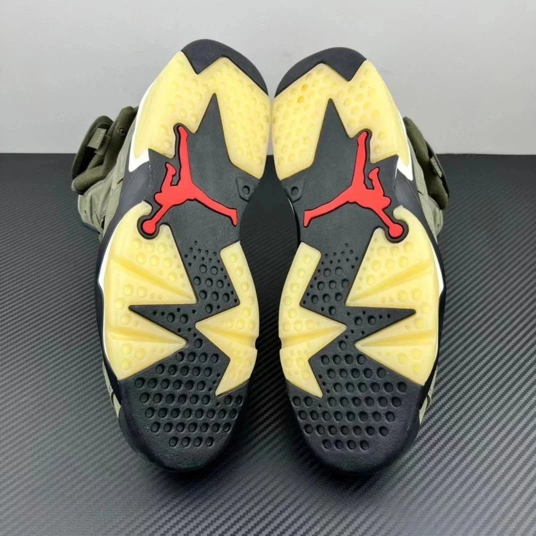 Nike Air Jordan 6 Olive Green Tactical Sneakers