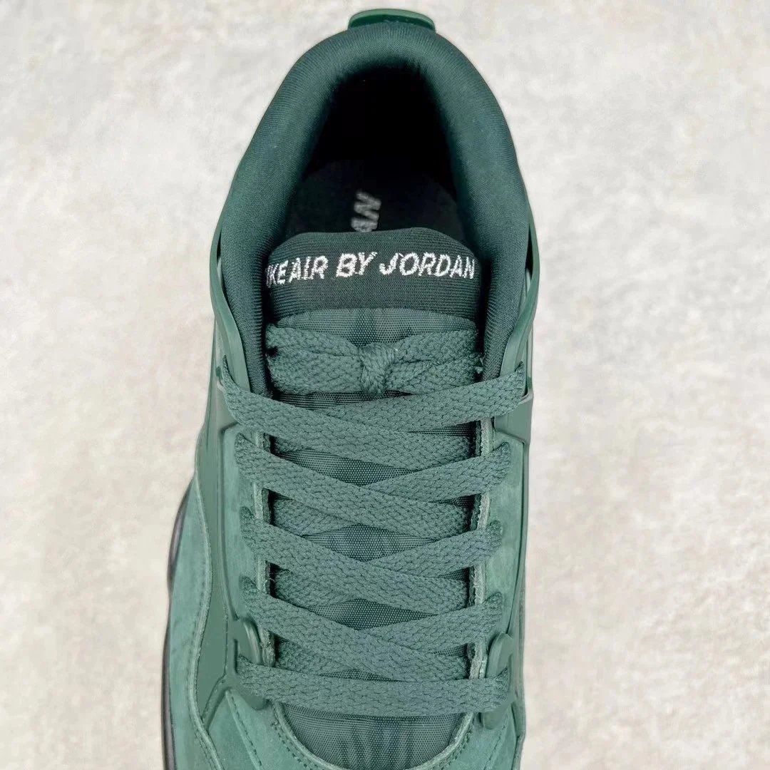 Nike Air Flight 89 Green Suede Retro Basketball Sneakers