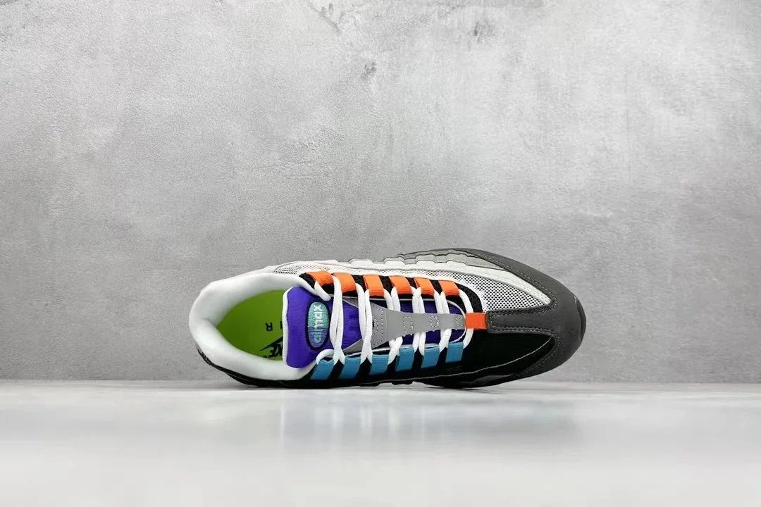 Nike Air Max 95 Grey Volt Neon Green Casual Sneakers