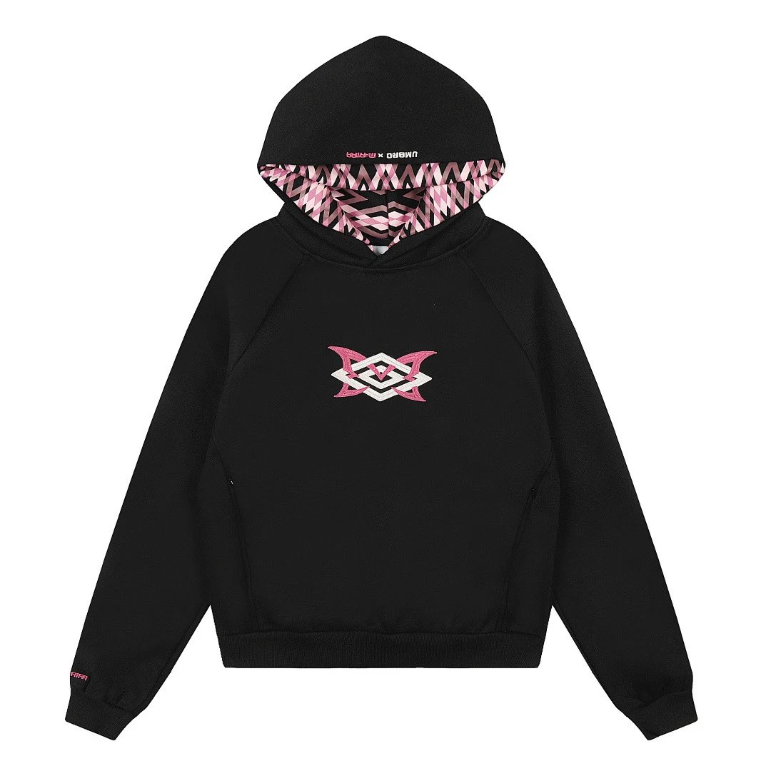 Camouflage Print Blue White Black Zip-Up Hoodie