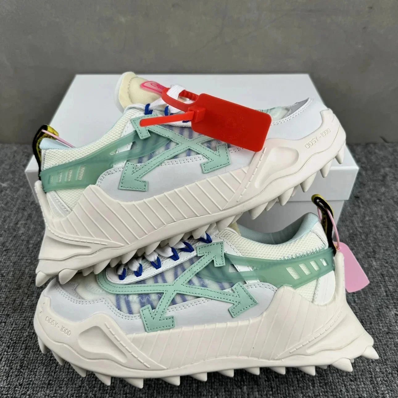 Off-White Diag Arrow Multi-Color Chunky Sneakers