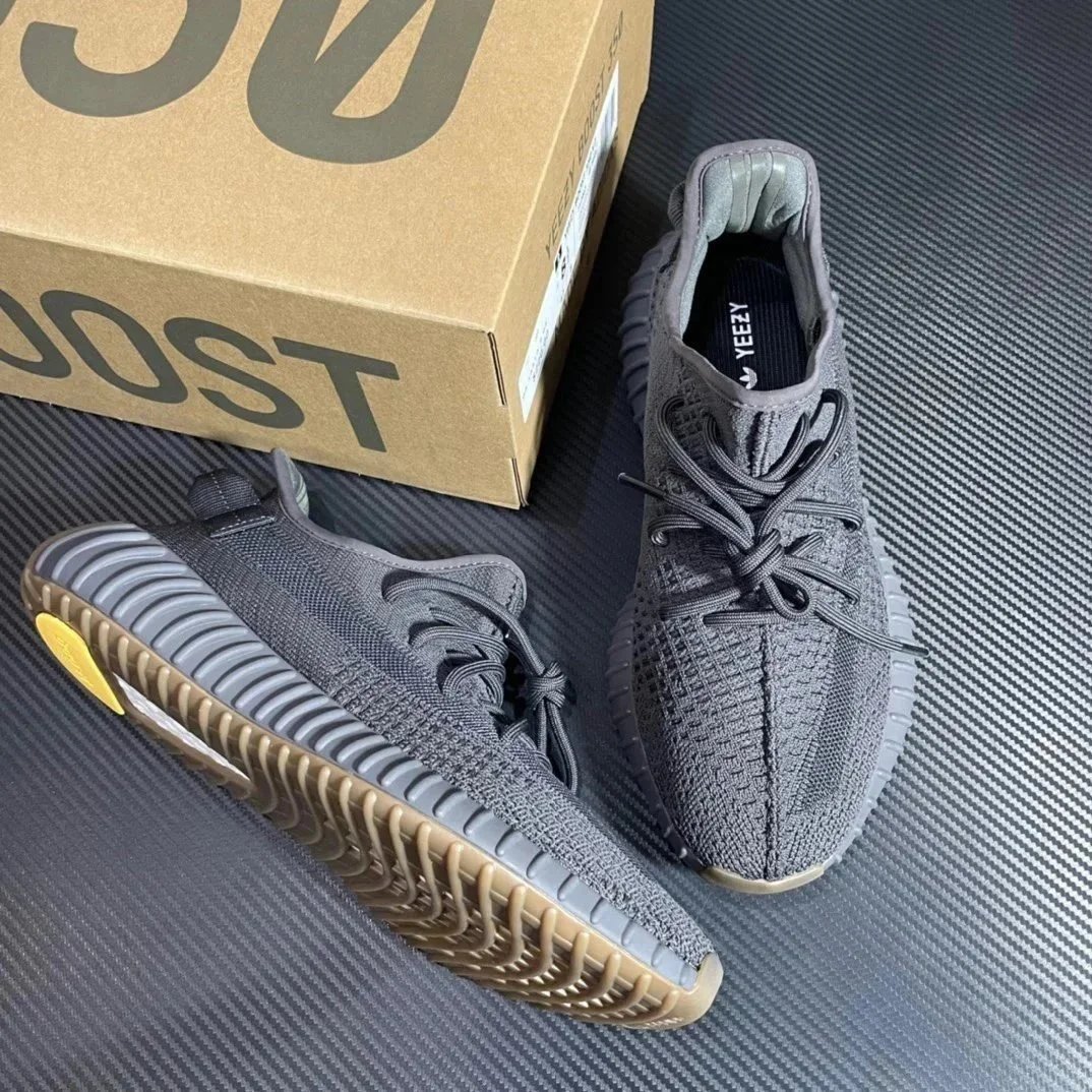Adidas Yeezy 350 Grey White Black Beige Knit Sneakers