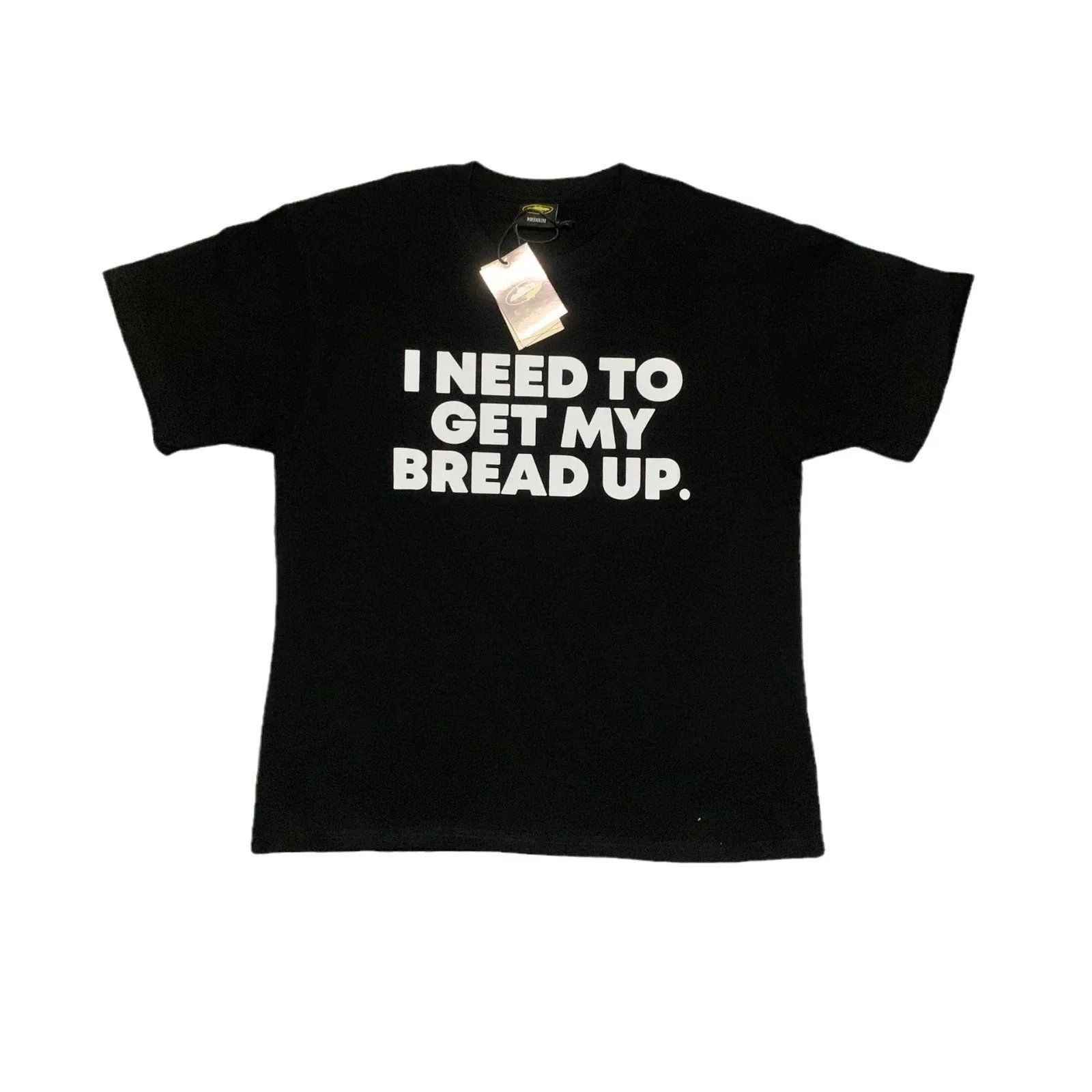 Cotton T-Shirt White Black Graphic Print Casual Tee