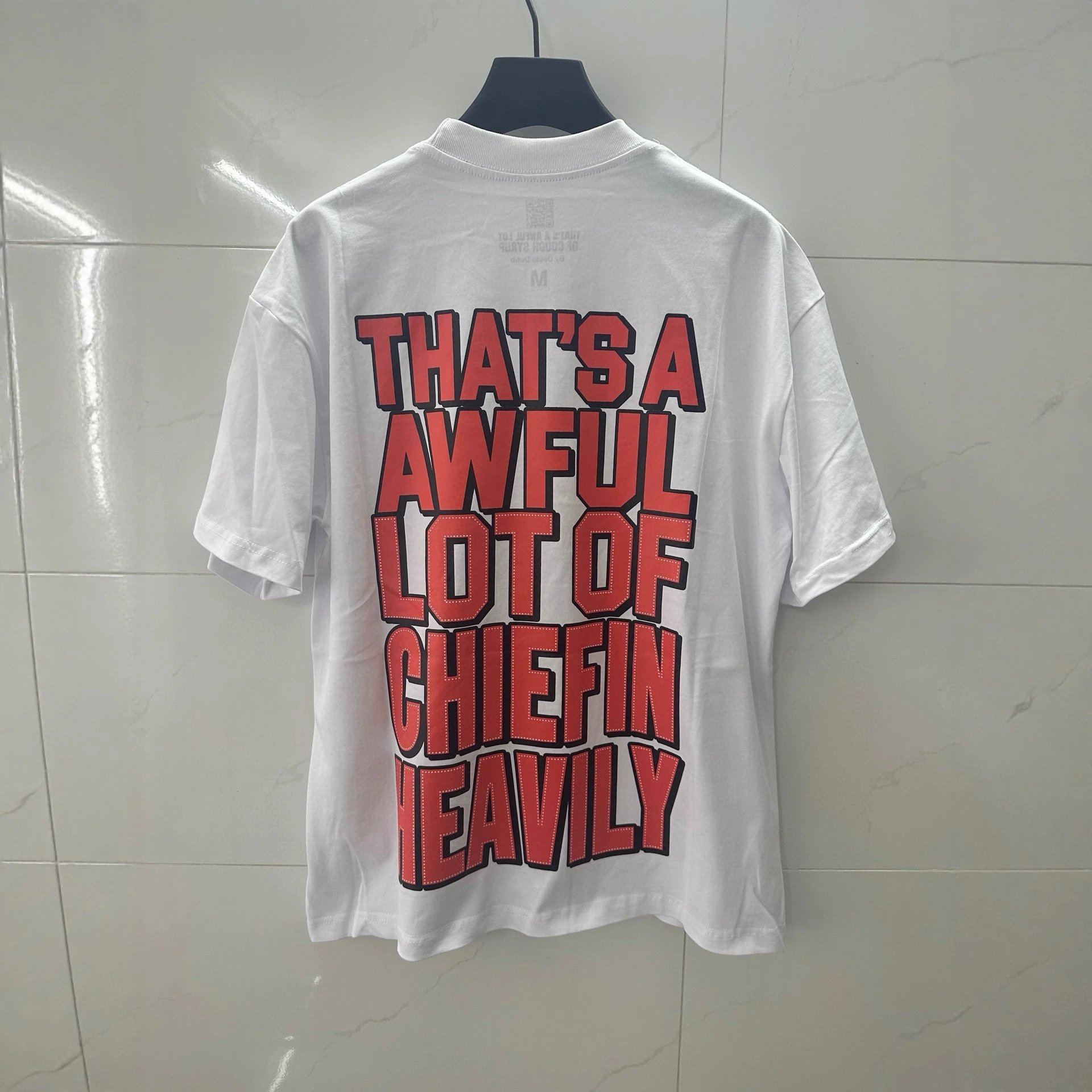 Graphic Print White Red Streetwear T-Shirt