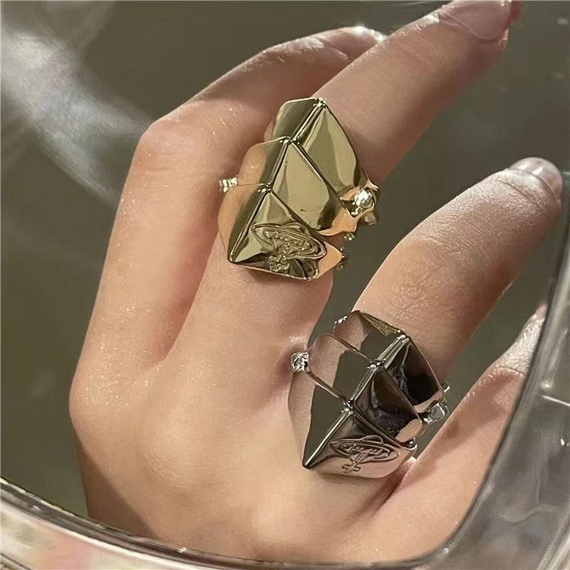 Vivienne Westwood Gold Orb Logo Statement Ring