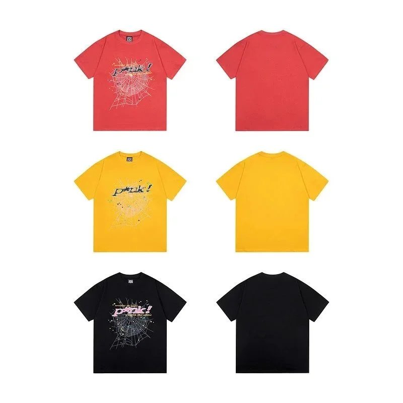 Punk! Graphic Print Red Yellow Black Streetwear T-Shirt