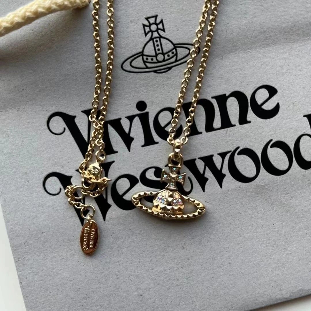 Vivienne Westwood Silver Orb Pendant Necklace
