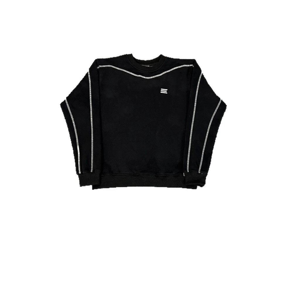Black Drawstring Waist Joggers With Triple Stripe Detail