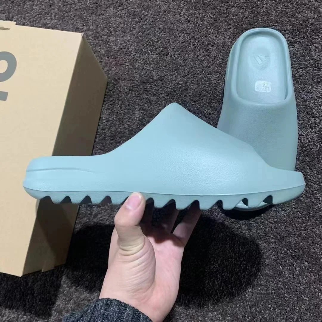 Yeezy Slide Grey Chunky Sole Slippers