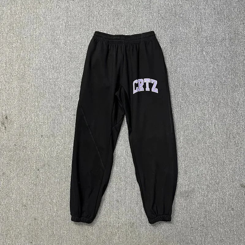 CRTZ Hooded Sweatshirt Black Arch Logo Casual