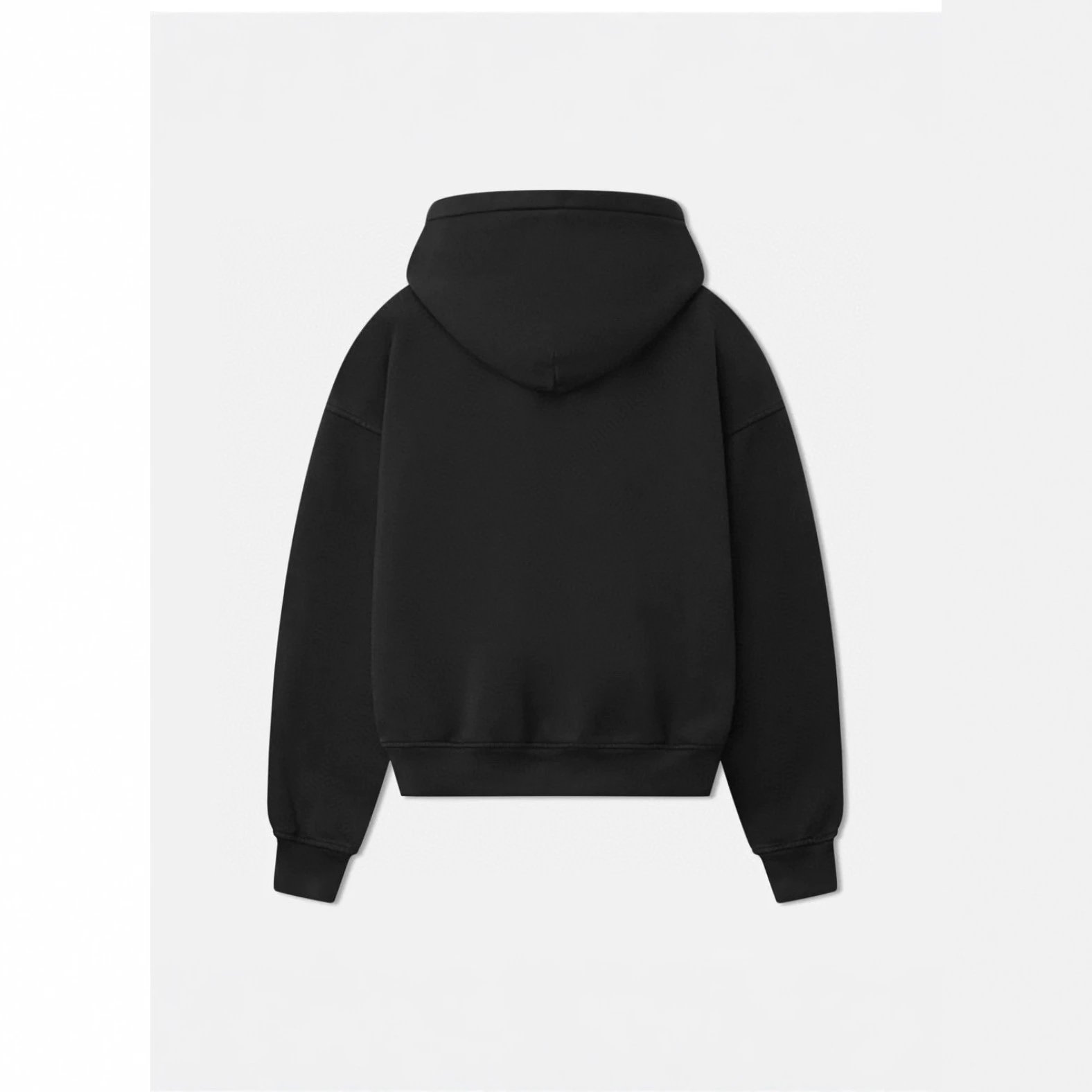 Rhude P Zero Black Oversized Hoodie