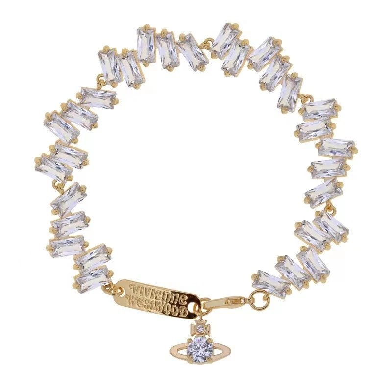 Vivienne Westwood Gold Silver Orb Link Chain Necklace