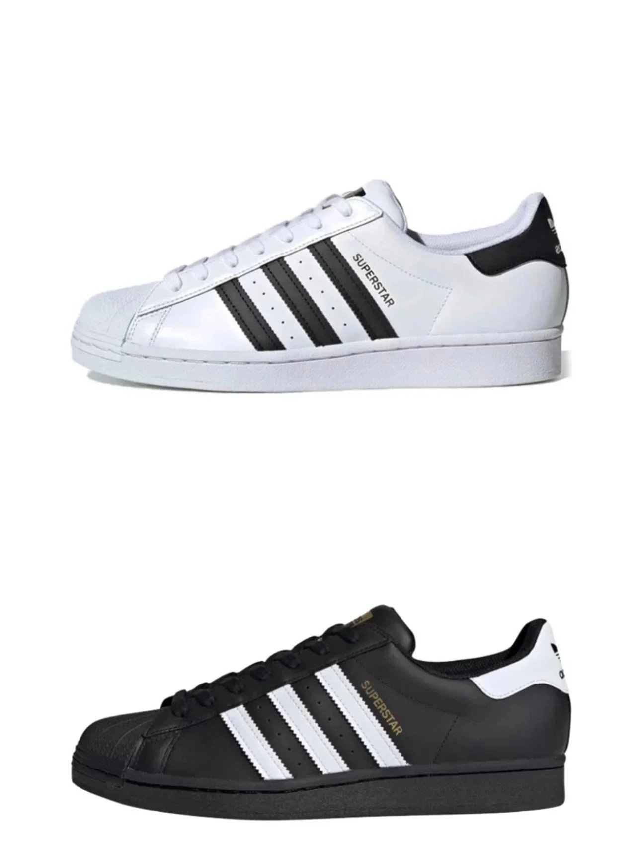 Adidas Superstar White Black Classic Sneakers