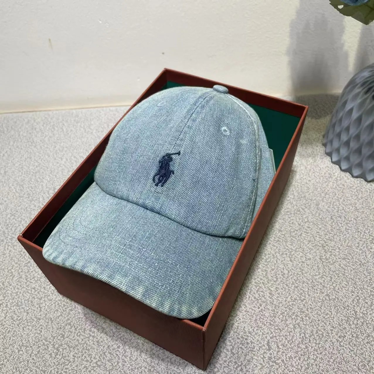 Polo Ralph Lauren Denim Light Blue Classic Baseball Cap