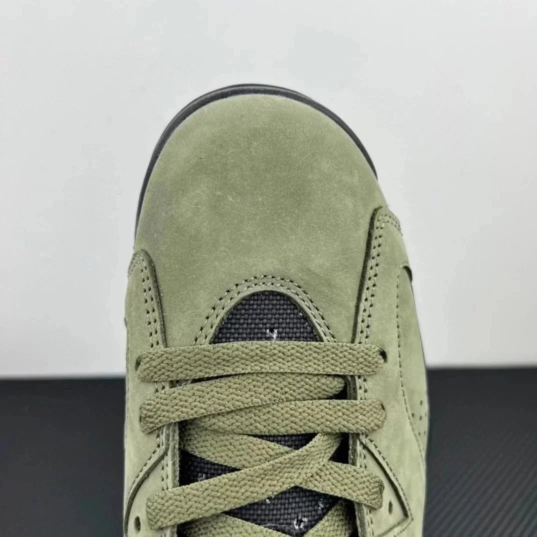 Nike Air Jordan 6 Olive Green Tactical Sneakers