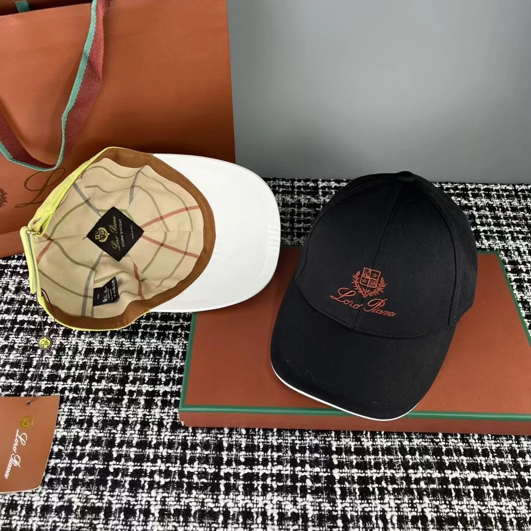 Loro Piana Cotton Baseball Cap Assorted Colors Classic