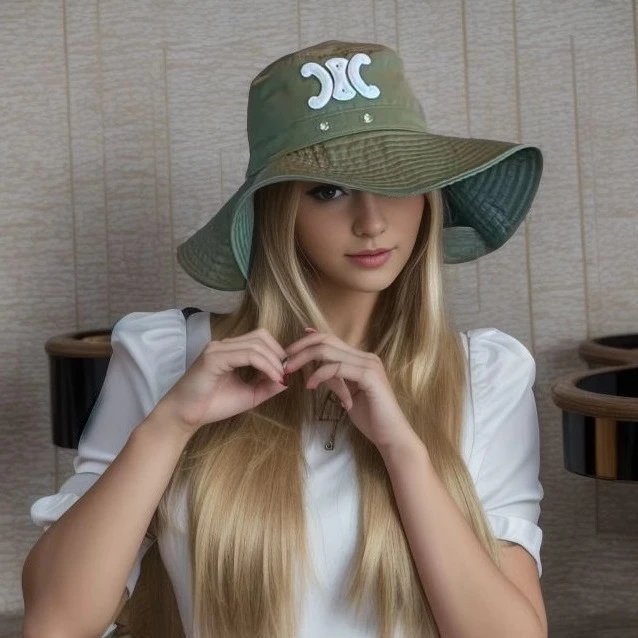 XC Logo Wide Brim Sun Hat Beige Navy Olive Black Casual