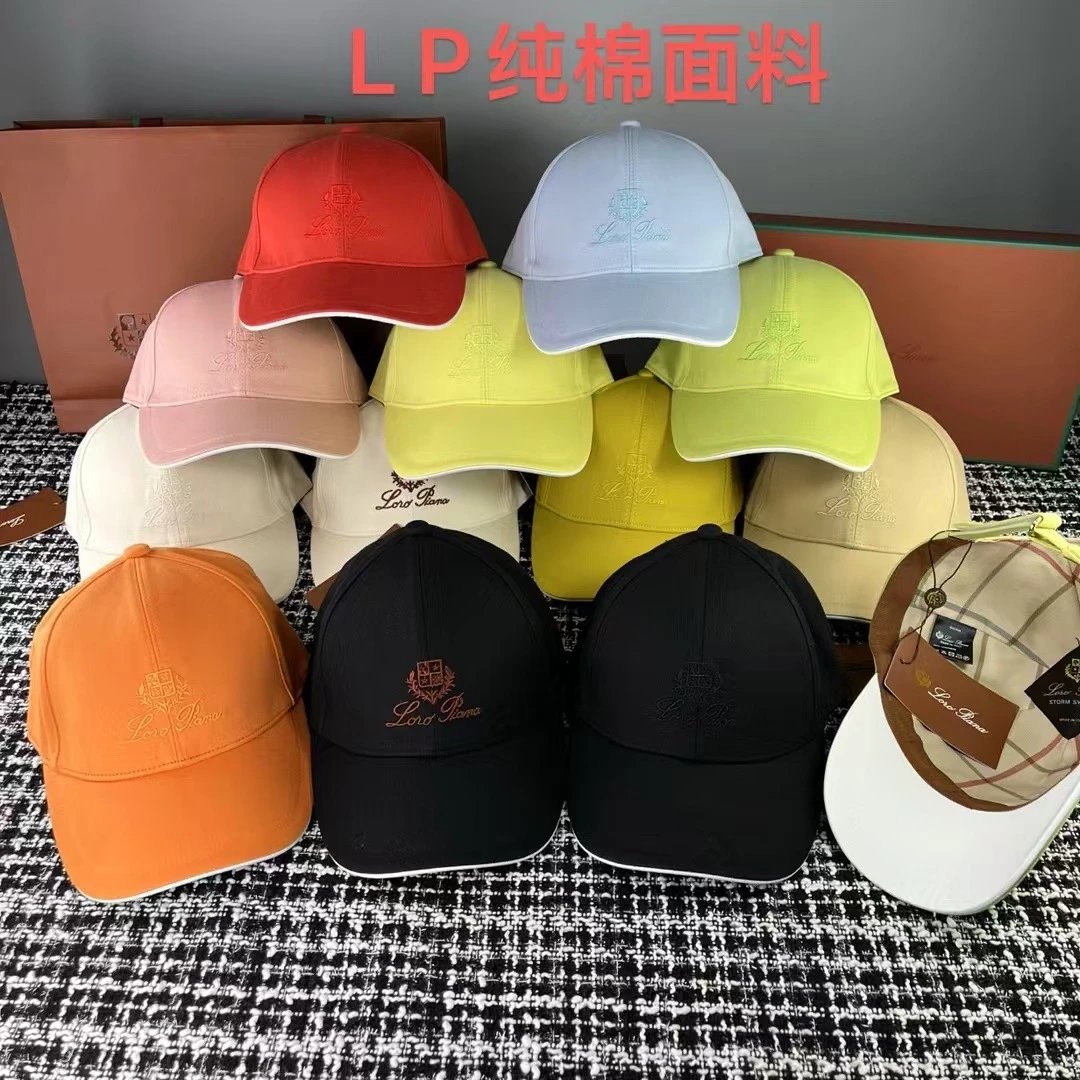 Loro Piana Cotton Baseball Cap Assorted Colors Classic