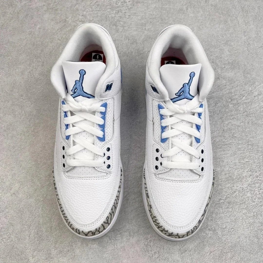 Nike Air Jordan 3 White Cement Grey Black Red Blue Green Casual Sneakers